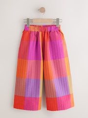 Orange/Pink Pullon Wide Leg Trousers (3-16yrs) - Image 5 of 9
