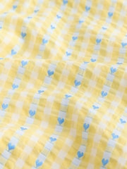 Yellow Gingham Pullon Barrel Trousers (3-16yrs) - Image 3 of 4