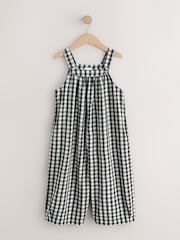 Black/ White Mono Gingham Barrel Leg Jumpsuit (3-16yrs) - Image 20 of 23