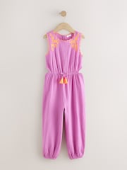 Purple Summer Jumpsuit (3-16yrs) - Image 1 of 4