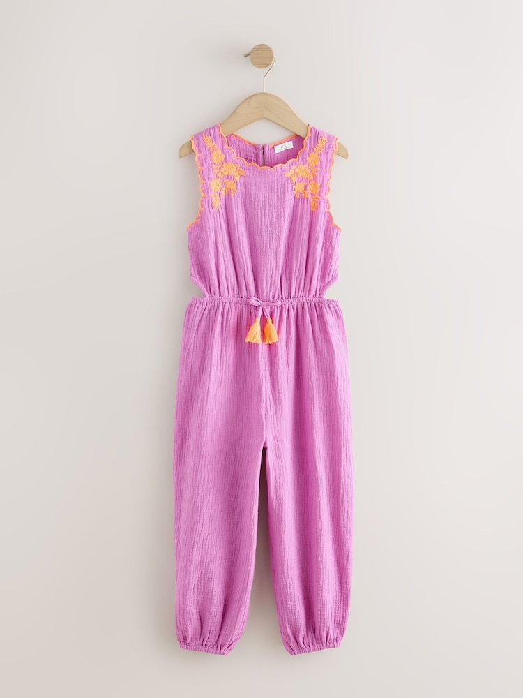 Purple Summer Jumpsuit (3-16yrs) - Image 1 of 4