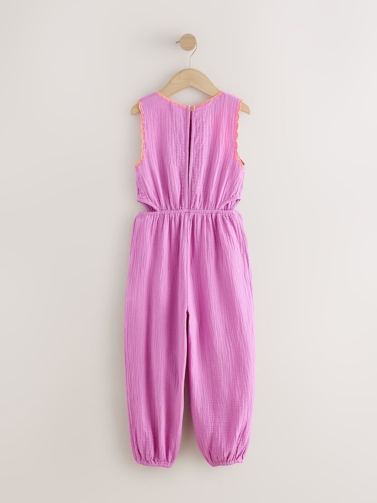 Purple Summer Jumpsuit (3-16yrs) - Image 2 of 4
