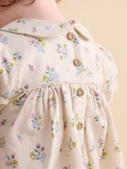 Purebaby Natural Smocked Dress - Image 2 of 7