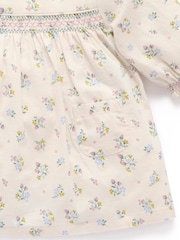 Purebaby Natural Smocked Dress - Image 7 of 7