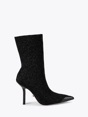 Kurt Geiger London Regent Point Sock Black Boots - Image 2 of 5
