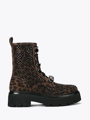 Kurt Geiger London Brown Chelsea Perf Boots - Image 3 of 5