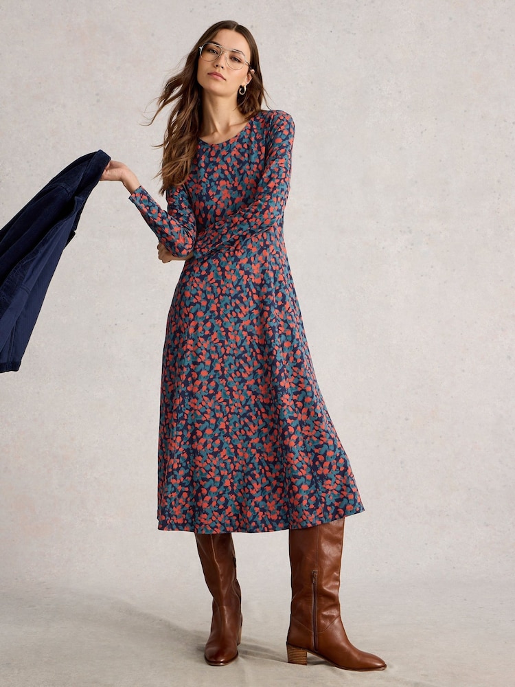 White Stuff Blue Madeline Jersey Dress - Image 1 of 6 White Stuff Blue Madeline Jersey Dress - Image 1 of 6