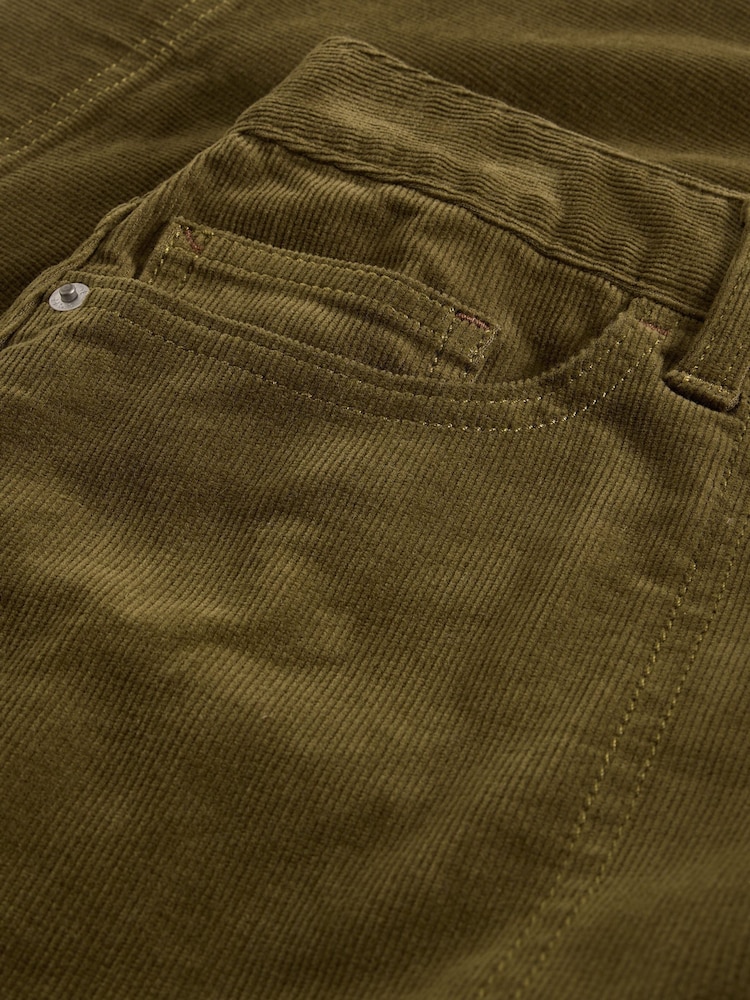 White Stuff Green Tia Cord Skirt - Image 6 of 6