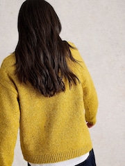 White Stuff Textured V-Neck Jumper - Imagem 2 de 6