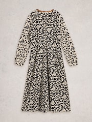 White Stuff Black Megan Jersey Dress - Image 5 of 6