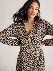 White Stuff Black Megan Jersey Dress - Image 4 of 6