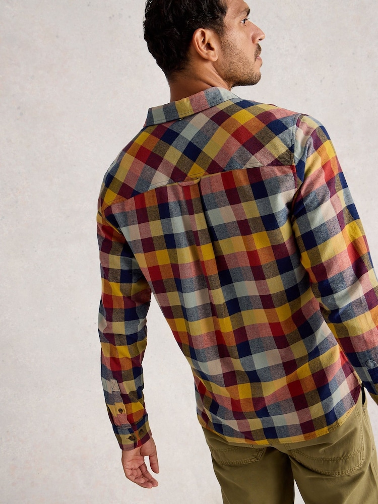 White Stuff Red Preston Buffalo Check Shirt - Image 2 of 6