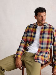 White Stuff Red Preston Buffalo Check Shirt - Image 3 of 6