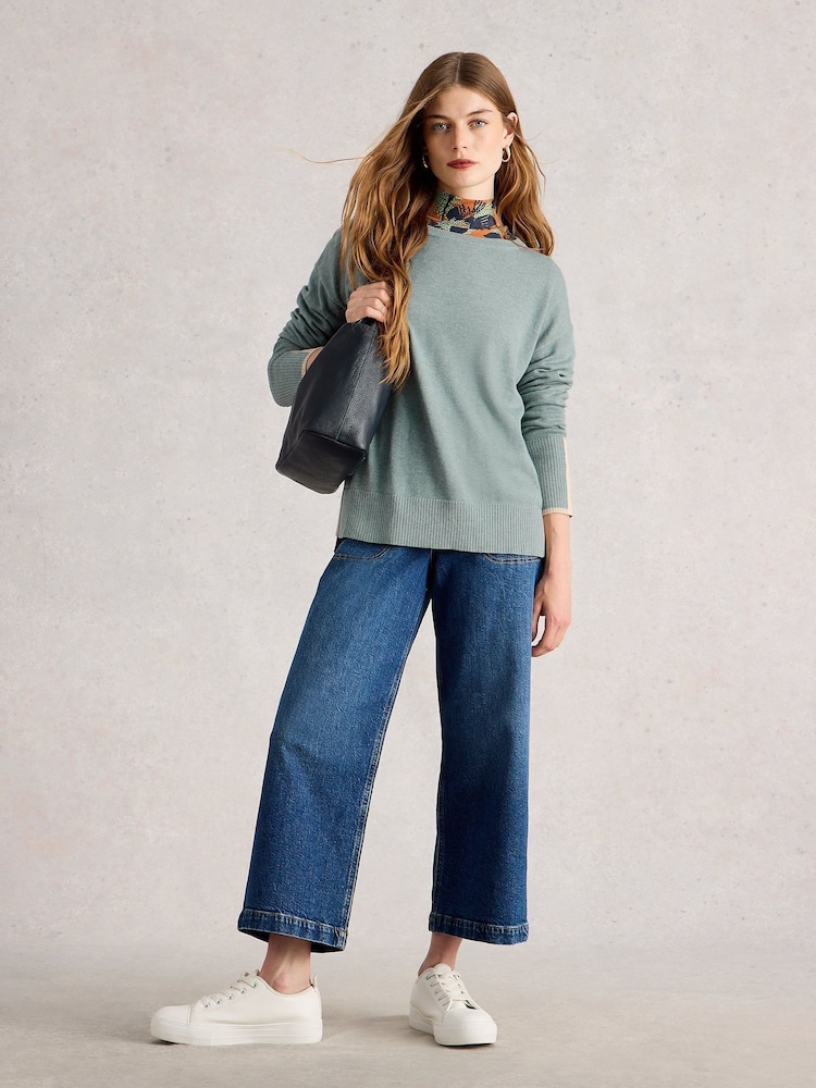 White Stuff Green OLIVE JUMPER - Image 1 of 6