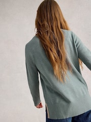 White Stuff Green OLIVE JUMPER - Image 2 of 6