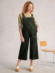 White Stuff Green Viola Cord Dungarees - Image 1 of 6