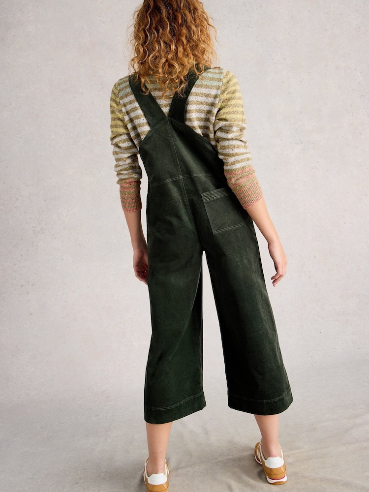 White Stuff Green Viola Cord Dungarees - Image 2 of 6