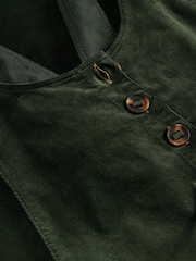 White Stuff Green Viola Cord Dungarees - Image 6 of 6