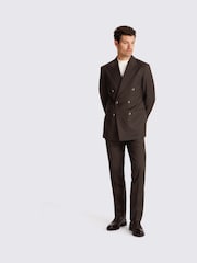 MOSS Italian Tailored Fit Brown Twill Jacket - Image 1 of 6