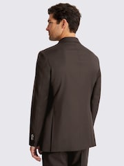 MOSS Italian Tailored Fit Brown Twill Jacket - Image 3 of 6