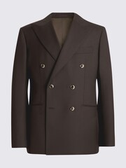 MOSS Italian Tailored Fit Brown Twill Jacket - Image 5 of 6