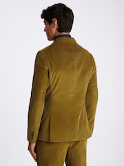 MOSS Olive Slim Fit Corduroy Suit Jacket - Image 3 of 5