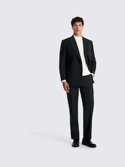 MOSS Relaxed Fit Dark Teal Blue Jacket - Imagen 3 de 5