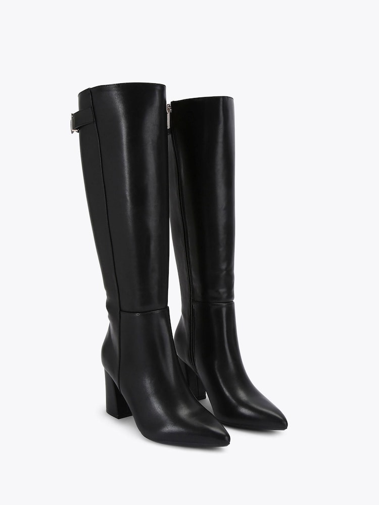 Carvela Black Refined Knee Boots - Image 1 of 4