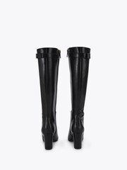 Carvela Black Refined Knee Boots - Image 3 of 4