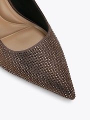 Braune Kristalle - Carvela Corletta Sling Jewel Schuhe - Bild 5 von 5