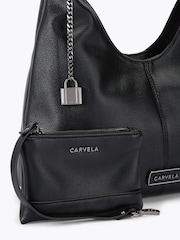 Carvela Black Cassia Mini Hobo Bag - Image 5 of 5