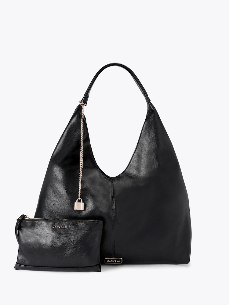 Carvela Cassia Hobo Black Bag - Image 1 of 4 Carvela Cassia Hobo Black Bag - Image 1 of 4