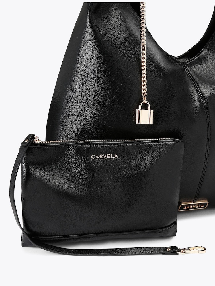 Carvela Black Cassia Hobo Bag - Image 5 of 5 Carvela Black Cassia Hobo Bag - Image 5 of 5
