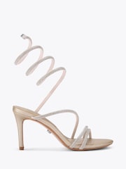 Dourado - Carvela Carvela Espiral 80 Sandálias - Imagem 1 de 4