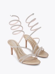 Dourado - Carvela Carvela Espiral 80 Sandálias - Imagem 2 de 4