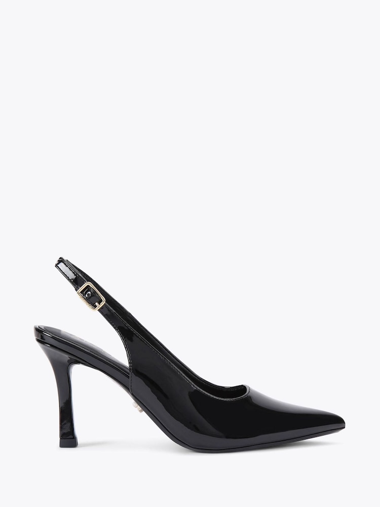 Carvela Black Corletta Sling Court Shoes - Image 1 of 4 Carvela Black Corletta Sling Court Shoes - Image 1 of 4