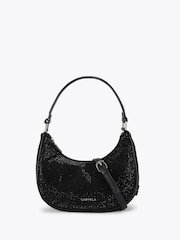 Carvela Black Diamante Scoop Bag - Image 1 of 4