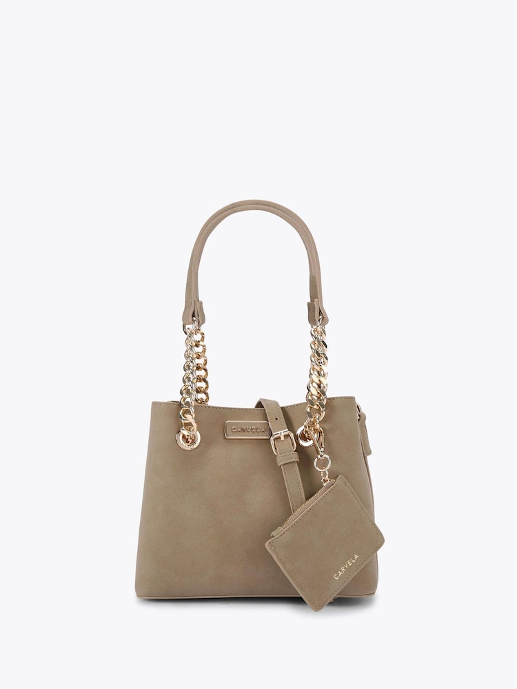 Carvela Mini Cammie 3 Brown Bag - Image 1 of 4 Carvela Mini Cammie 3 Brown Bag - Image 1 of 4