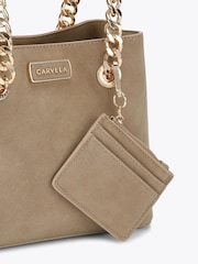 Carvela Mini Cammie 3 Brown Bag - Image 4 of 4