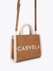 Carvela Natural Frame Midi Fur Bag - Image 2 of 4