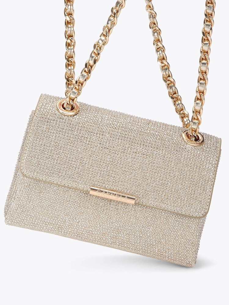 Carvela Gold Rosa Chain Shoulder Bag - Image 4 of 4