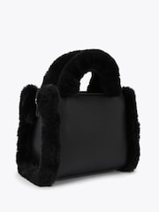 Carvela Frame Micro Fur Black Bag - Imagen 3 de 4