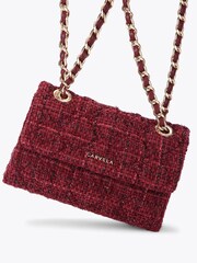 Carvela Red Rosa Chain Shoulder Bag - Image 4 of 4