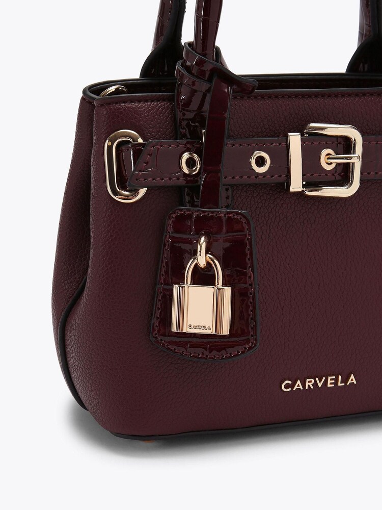 Carvela Red Maria Micro Belt Bag - Image 4 of 4