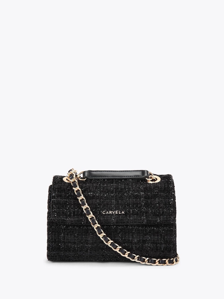 Carvela Rosa Chain Black Shoulder Bag - Image 1 of 4