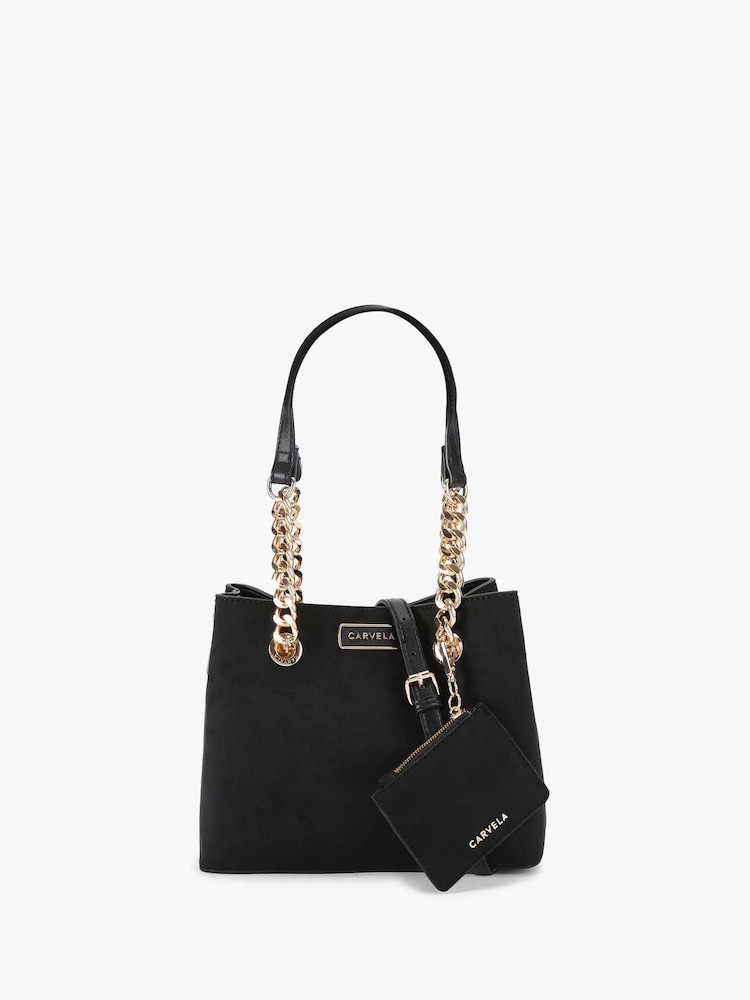 Carvela Black Mini Cammie 3 Bag - Image 1 of 4 Carvela Black Mini Cammie 3 Bag - Image 1 of 4