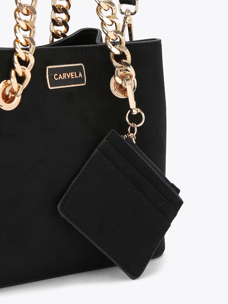 Carvela Black Mini Cammie 3 Bag - Image 4 of 4