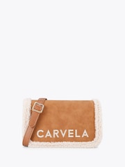 Carvela Natural Frame Fur Shoulder Bag - Image 1 of 4