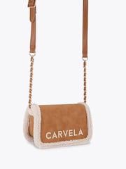 Carvela Natural Frame Fur Shoulder Bag - Image 2 of 4