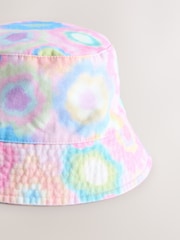 White/Blue Embroidery Bucket Hat (3mths-16yrs) - Image 3 of 3